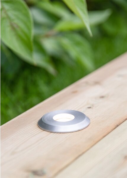 Markslöjd 107717 - LED vonkajšie zapustené svietidlo GARDEN24 3W/24V IP44 čierne/matný chróm