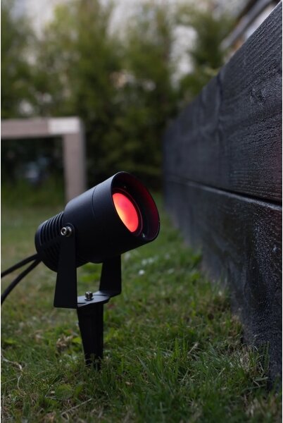 Markslöjd 108404 - LED RGBW vonkajšie svietidlo GARDEN24 LED/6W/24V 30 cm IP44 čierna