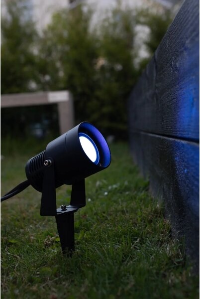 Markslöjd 108404 - LED RGBW vonkajšie svietidlo GARDEN24 LED/6W/24V 30 cm IP44 čierna