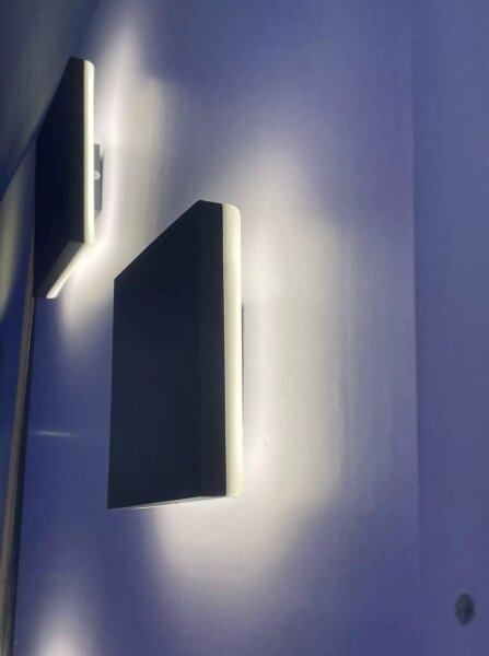 HÖFFTECH - LED Vonkajšie nástenné svietidlo LED/10W/230V štvorcové IP65
