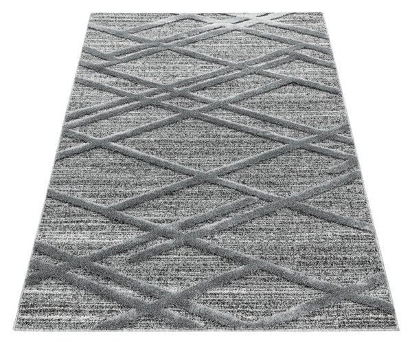 Ayyildiz , Kusový koberec Pisa 4706 Grey, 80x150, šedá, obývacia izba