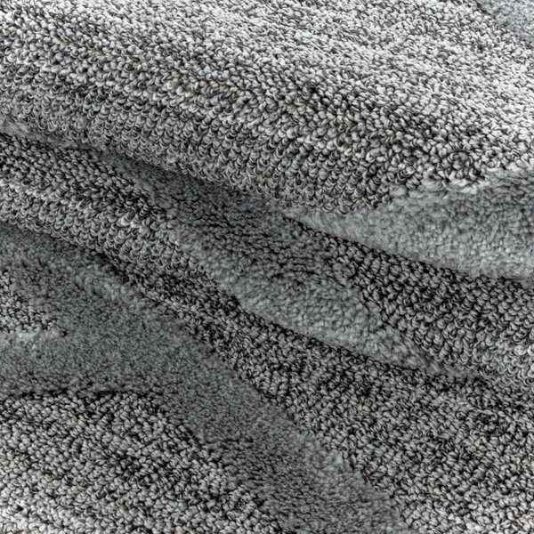 Ayyildiz , AKCIA: 160x160 (průměr) kruh cm Kusový koberec Pisa 4706 Grey kruh, šedá, obývacia izba
