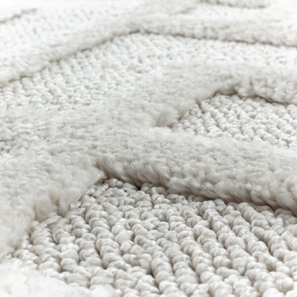 Ayyildiz , Kusový koberec Pisa 4708 Cream, 80x150, biela, obývacia izba