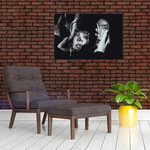 Obraz - Pohľad do zrkadla (90x60 cm)