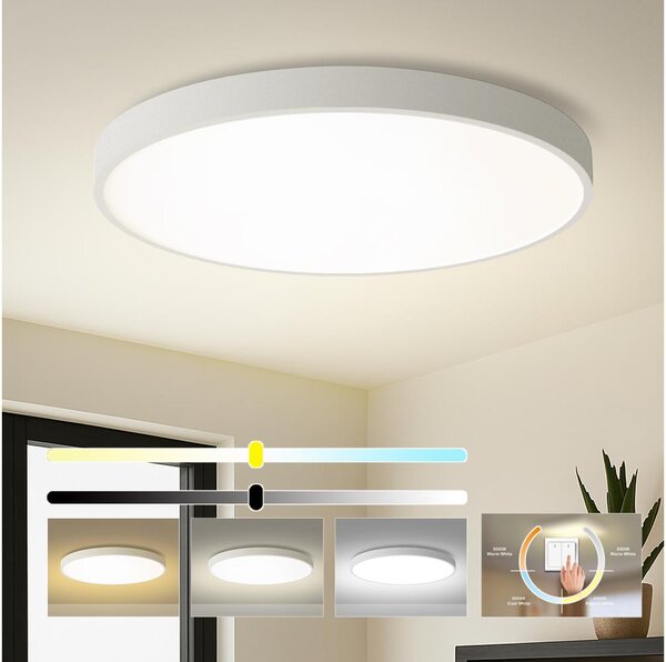 Brilagi - LED stropné svietidlo POOL LED/128W/230V 3000/4000/6000K pr. 100 cm biele