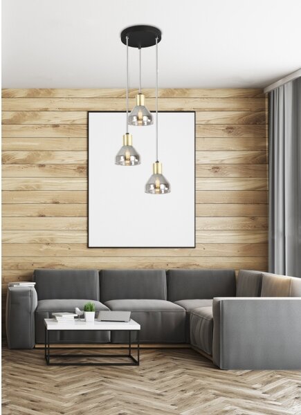 Luster na lanku GREGORY 3xE14/40W/230V