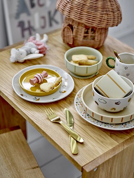 Keramický jedálenský set Agnes White – 3 ks