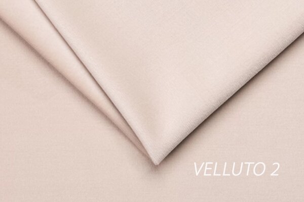 Čalúnená posteľ Nicole 160x200 - béžový velvet Velluto 2 / zlaté nohy