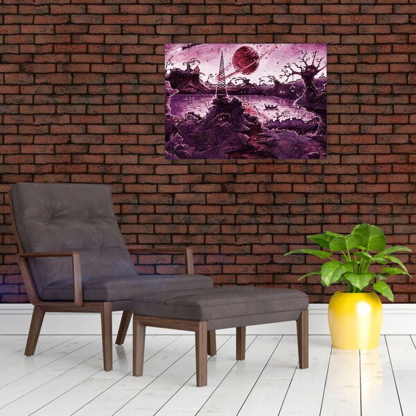 Obraz - Očarovaná dedina (70x50 cm)