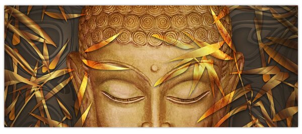 Obraz - Zlatý Budha (120x50 cm)