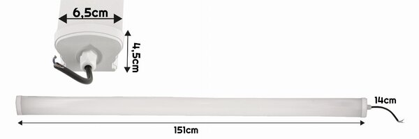 BERGE LED panel LEO - 150cm - 70W - 230V - neutrálna biela