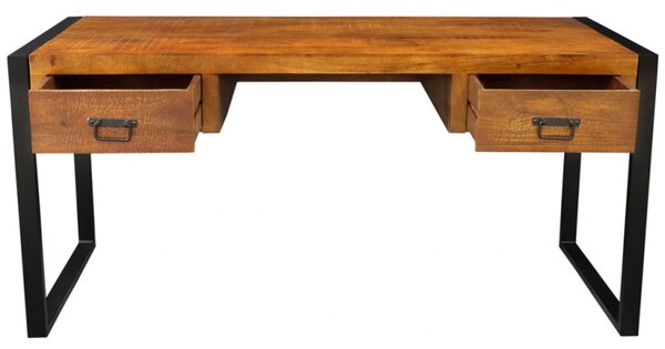 Písací stôl Retro 160x76x70 indický masív mango