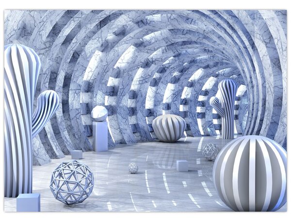 Obraz - 3D abstrakcia (70x50 cm)