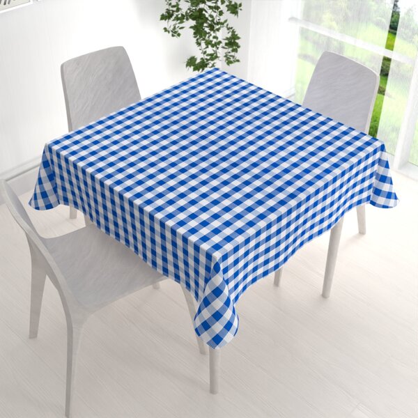 Biante Teflónový štvorcový obrus TF-070 Modro-biela kocka 40x40 cm