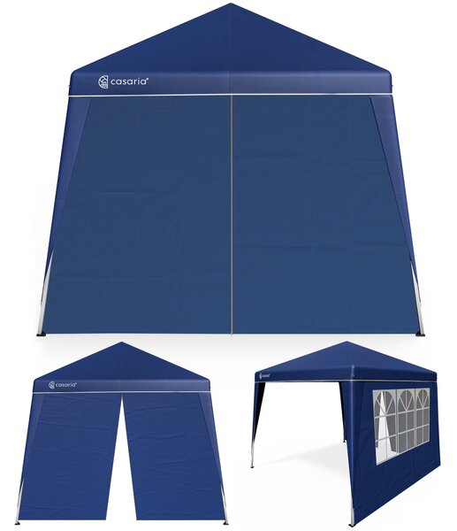 Záhradný altánok Capri 3x3 m - 2 bočné steny - modrá