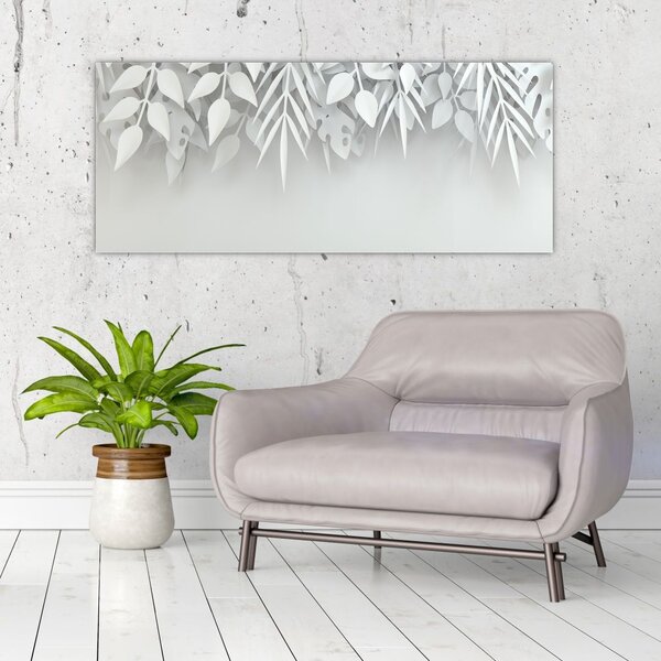 Obraz - Plastické listy (120x50 cm)