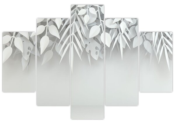 Obraz - Plastické listy (150x105 cm)