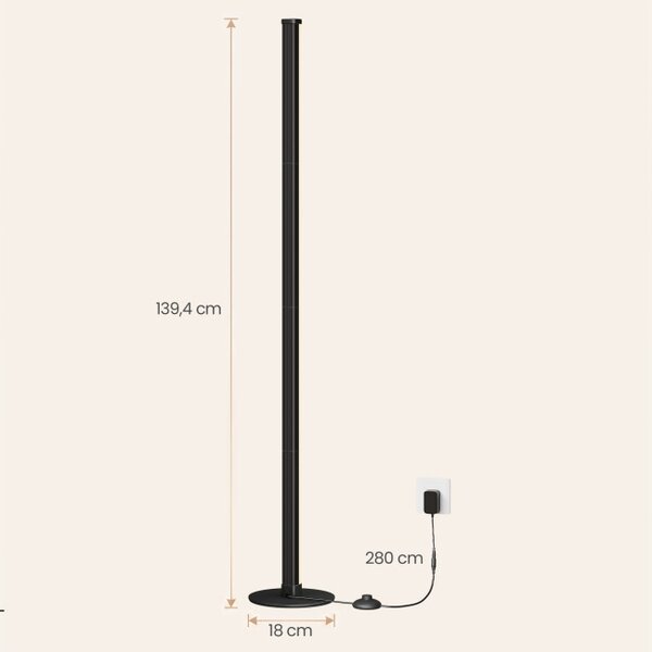 LED stojacia lampa LFLB35023BD02