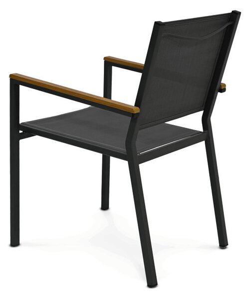 Záhradná stolička sivá AZC-L1303 GREY - drobná chyba z výroby
