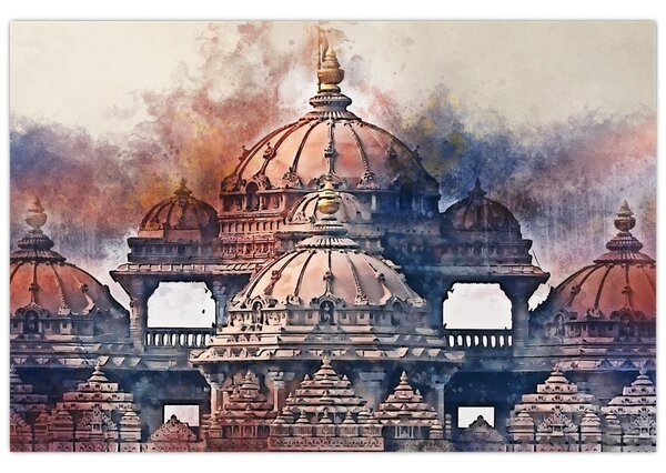 Obraz - Akshardham, Nové Dílií, India (90x60 cm)