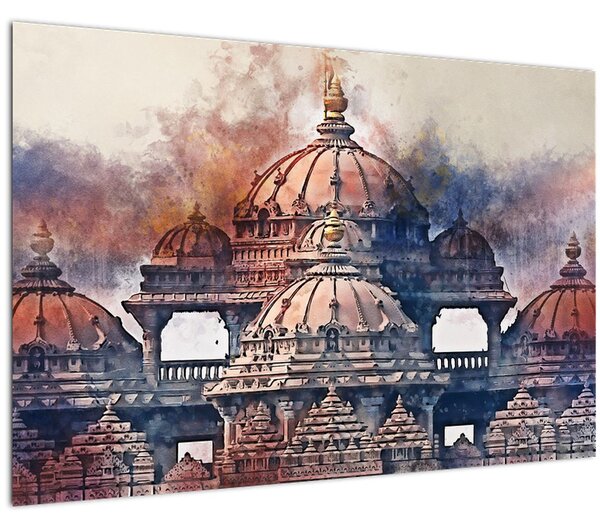 Obraz - Akshardham, Nové Dílií, India (90x60 cm)