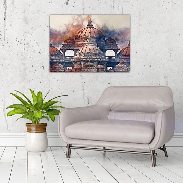 Obraz - Akshardham, Nové Dílií, India (70x50 cm)