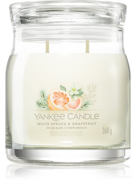 Yankee Candle White Spruce & Grapefruit vonná sviečka 368 g