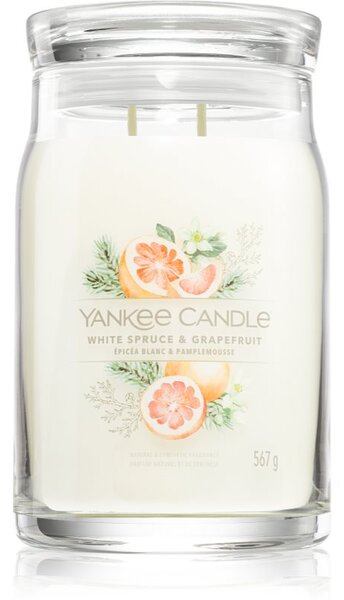 Yankee Candle White Spruce & Grapefruit vonná sviečka 567 g