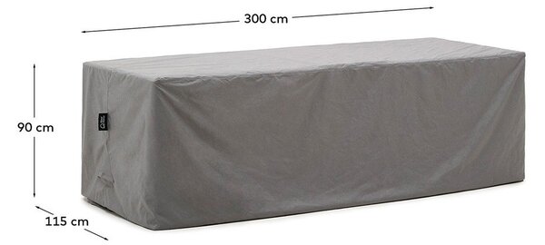 Ochranný obal na záhradný nábytok 300x115x90 cm Iria – Kave Home