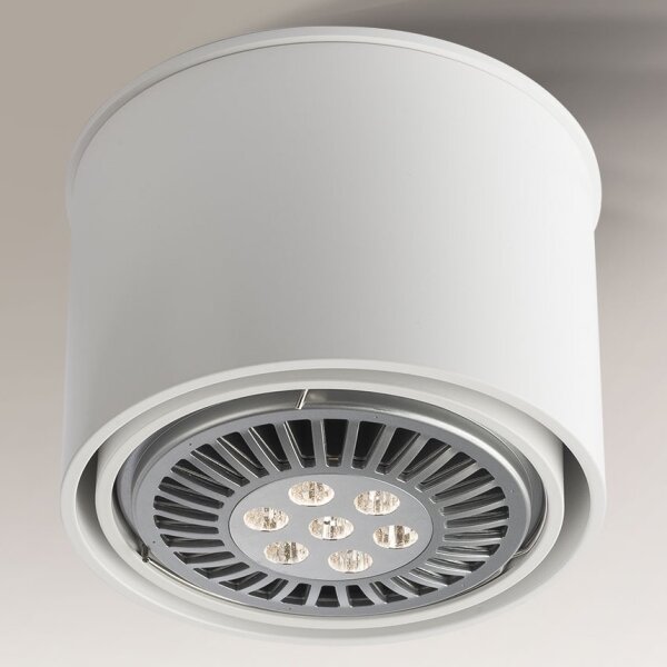Shilo 7016 - Bodové svietidlo MIKI 1xGU10/15W/230V biela