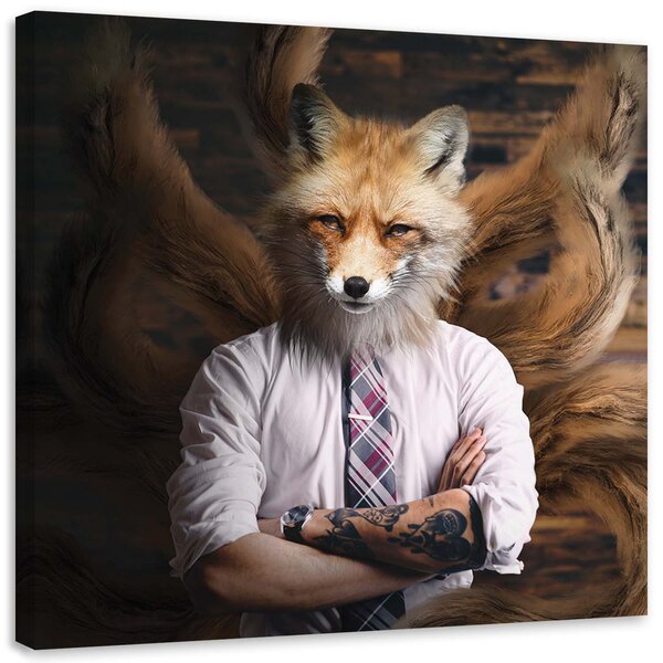 Obraz Foxy predseda - Zehem Chong Veľkosť: 30 x 30 cm, Prevedenie: Obraz na plátne