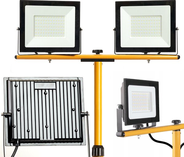 Toolight Toolight, LED panel 13x10,5 cm, 100W, 4500 lm, 4000 K, RSL004-100N, OSW-10203