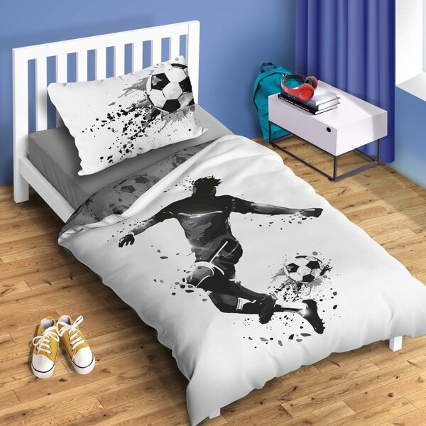 Bavlnené posteľné obliečky Futbalista - 100% bavlna - 140 x 200 cm + 70 x 90 cm