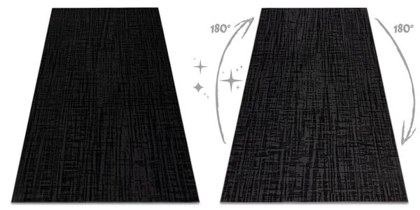 Koberec AURA J2557A čierny / antracit