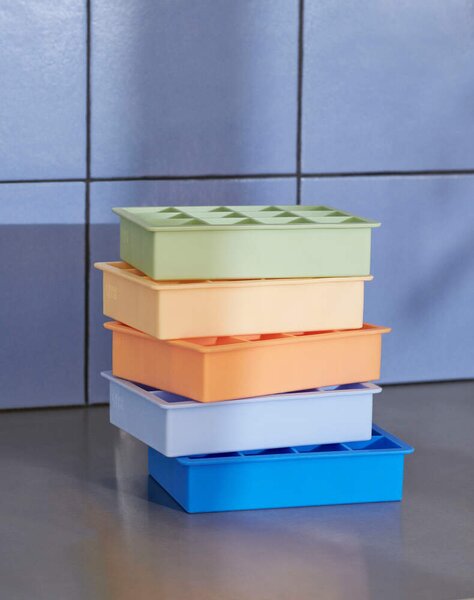 HAY Forma na ľad Ice Cube Tray XL, blue