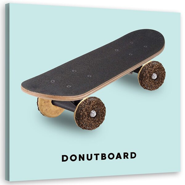 Obraz Skateboardový donut - Bekir Ceylan Veľkosť: 30 x 30 cm, Prevedenie: Obraz na plátne