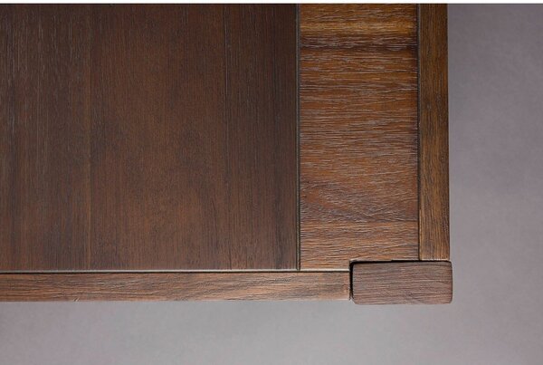 Konferenčný stolík z masívneho dreva v tmavo prírodnej farbe 60x120 cm Bruneau – Dutchbone
