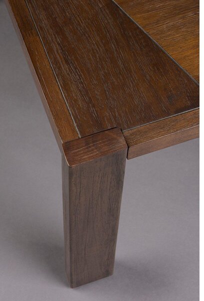 Konferenčný stolík z masívneho dreva v tmavo prírodnej farbe 60x120 cm Bruneau – Dutchbone