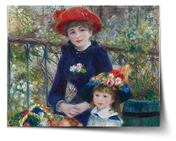 Sablio Plagát Dve sestry (Na terase) - Pierre-Auguste Renoir - 60x40 cm