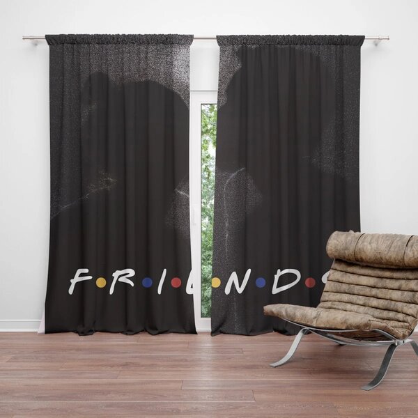 Sablio Záves Seriál Priatelia FRIENDS Bozk: 2ks 140x250cm