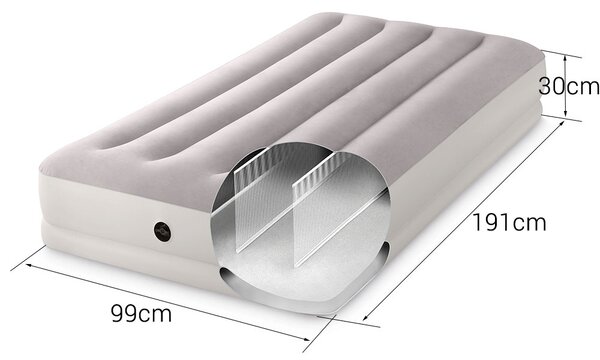 Intex Nafukovací matrac na spanie 191x99x30 cm single s USB pumpou INTEX 64177