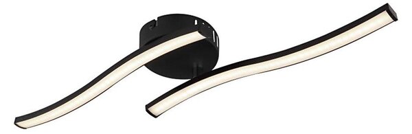 Globo 67178SC - LED Stropné svietidlo ELOISE 2xLED/6W/230V čierna