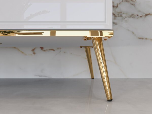 SKRIŇA BELLINI BIELY VYSOKÝ LESK 92 cm