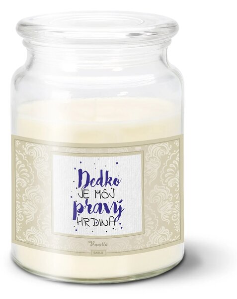 Sablio Sviečka Dedko je môj pravý hrdina - 500 g