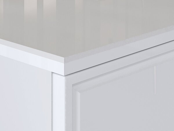 KOMODA BELLINI BIELY VYSOKÝ LESK 160 cm