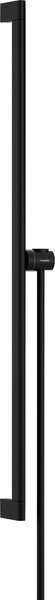 Hansgrohe Unica, sprchová tyč S Puro 900 mm s ľahko posuvným držiakom a sprchovou hadicou, čierna matná, HAN-24405670