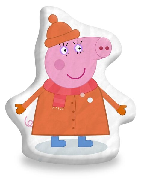 Sablio 3D vankúš Prasiatko Peppa: Mamka 26×48cm