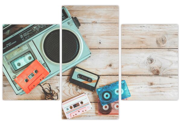 Obraz - Retro rádio (90x60 cm)