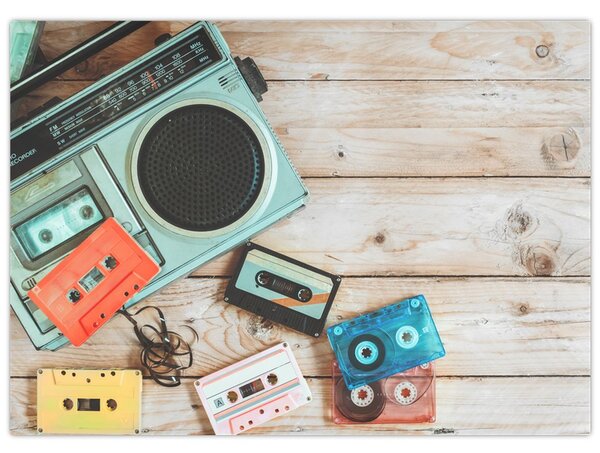 Obraz - Retro rádio (70x50 cm)