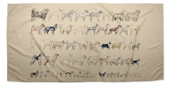 Sablio Uterák Psie plemená - 30x50 cm